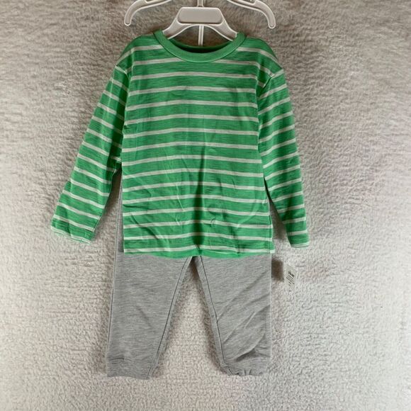 Little Me Baby Boys Long-Sleeve Striped T-Shirt &‎ Jogger Pants Set Size 24M NWT - Picture 1 of 10